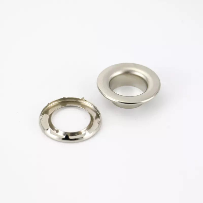 Rolled Rim Grommets Heavy-Duty with Spur Washers for Leather & Webbing - Size 1
