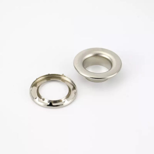 Rolled Rim Grommets Heavy-Duty with Spur Washers for Leather & Webbing - Size 1