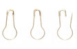 Bulb Safety Pins Heavy-Duty 22mm x 0.65mm - Gold, Silver, Black