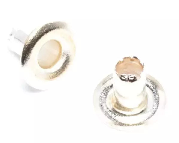 Small Eyelets Self-Backing Serrated for Crafts, Signs & Fabric - 1/16" to 1/4"