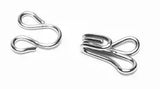 Hook & Eye Fastener Sets Secure Closure for Garments - 144 Set Pack