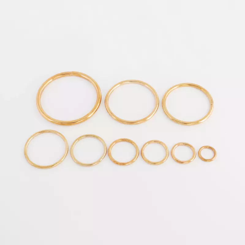 O-Ring Welded Metal Ring Durable Hardware for Bags & Straps