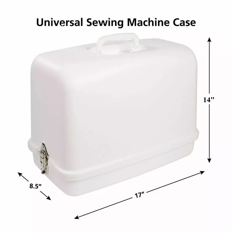 Sewing Machine Hard Carrying Case Impact-Resistant for Free-Arm Portables
