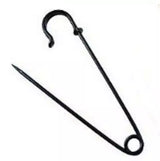 Jumbo Safety Pins Heavy-Duty Steel for Fabric, Crafts - 3"