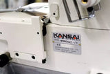 Coverstitch Industrial Sewing Machine 3-Needle Cylinder Bed Direct Drive for Professional Sewing - Kansai Special NR-9803GCC-UTE