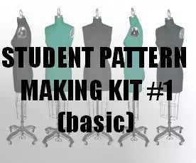 Pattern Making Kit Basic Student Set for Fashion Design Beginners - Student Kit #1