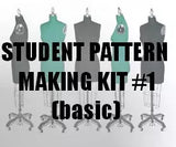 Pattern Making Kit Basic Student Set for Fashion Design Beginners - Student Kit #1
