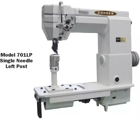 Industrial Sewing Machine Post Bed Lockstitch for Heavy-Duty Stitching - Consew 701