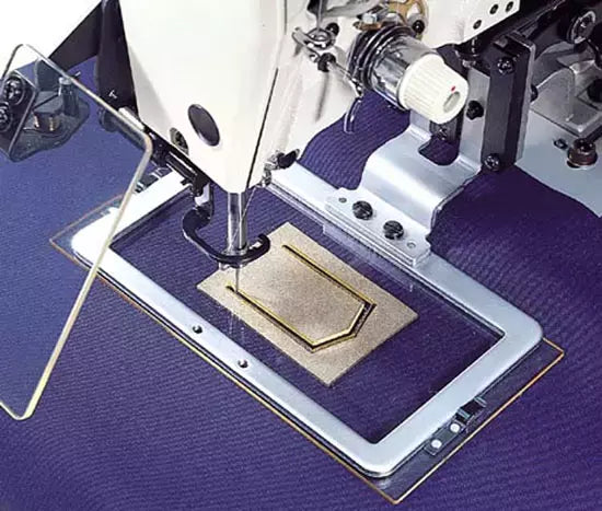 Industrial Sewing Machine Computer-Controlled Shape-Tacking for Precision Tacking - JUKI LK-1910