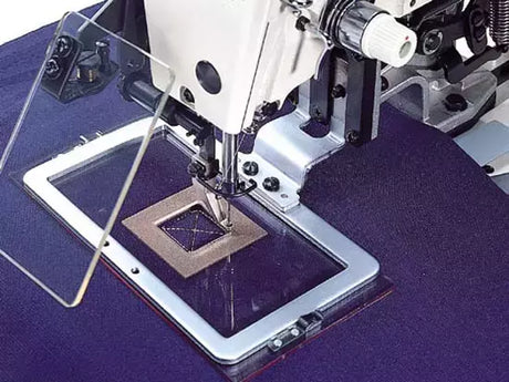 Industrial Sewing Machine Computer-Controlled Shape-Tacking for Precision Tacking - JUKI LK-1910