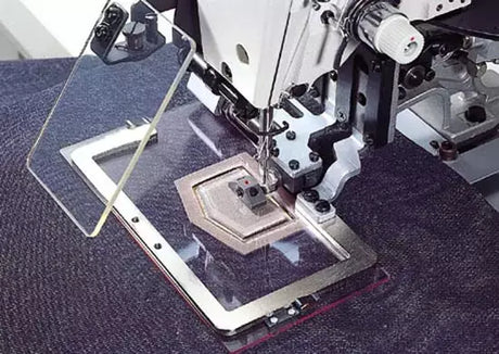 Industrial Sewing Machine Computer-Controlled Shape-Tacking for Precision Tacking - JUKI LK-1910