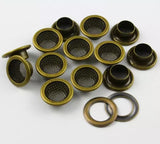 Mesh Grommets Heavy-Duty Brass for Ventilation Projects - 8.6 mm to 16 mm