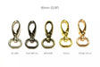 Swivel Snap Hook Alloy Hardware Durable for Bags & Purses - Egg Shaped