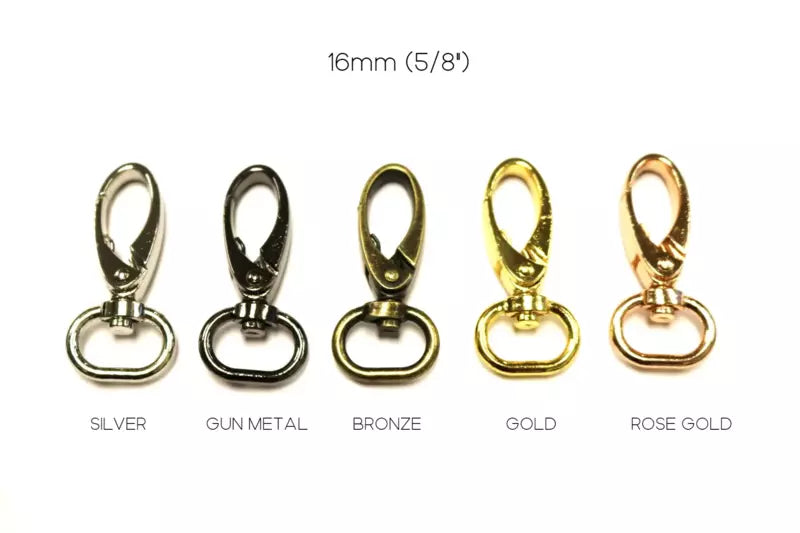 Swivel Snap Hook Alloy Hardware Durable for Bags & Purses - Egg Shaped
