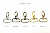 Swivel Snap Hook Alloy Hardware Durable for Bags & Purses - Egg Shaped
