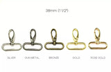 Swivel Snap Hook Alloy Hardware Durable for Bags & Purses - Egg Shaped