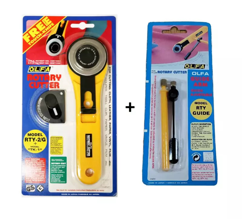 45mm Heavy-Duty Rotary Cutter for Fabric, Quilting & Craft - OLFA RTY-2/G