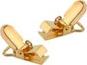 Pacifier Clip Metal Durable for Suspenders and Straps - 3/4" or 1"