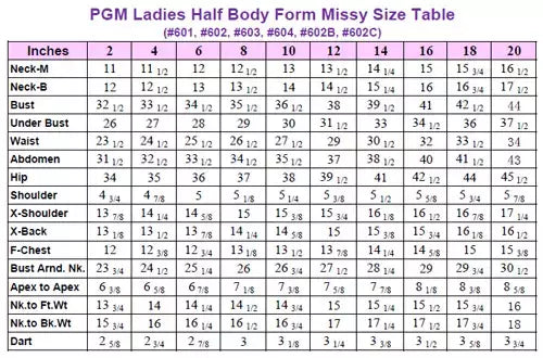 Dressmaker Form with Hip Professional Pinnable Adjustable - Size 4/6