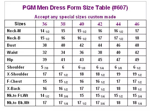 Men's Dress Form with Legs Linen Heavy-Duty for Draping - Sizes 36-42