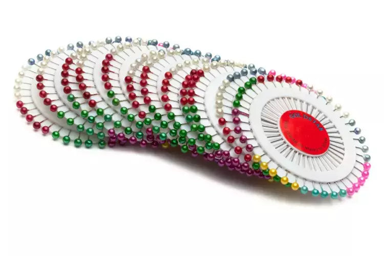 Pearlized Head Pins Multi-Colored Sewing Pins - 40mm