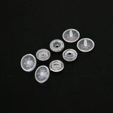 Plastic Snap Buttons Durable Set for Crafts & Clothing - 12.5mm