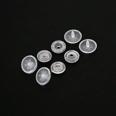 Plastic Snap Buttons Durable Set for Crafts & Clothing - 12.5mm