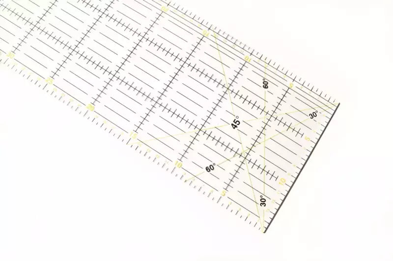 Quilting Ruler Metric Guide - Right & Left Hand Use