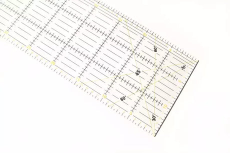 Quilting Ruler Metric Guide - Right & Left Hand Use