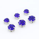 Sew-On Rhinestones Crystal Decorative Studs for Leather & Apparel - 6mm/8mm