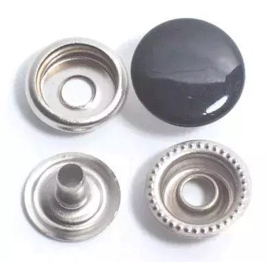 Ring Snaps Heavy-Duty Fasteners for Garments - 12.5mm to 15mm