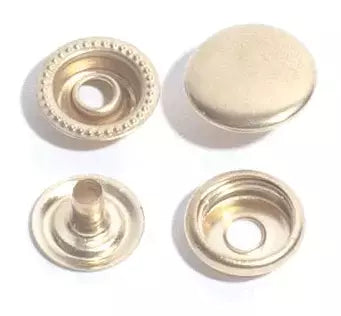 Ring Snaps Heavy-Duty Fasteners for Garments - 12.5mm to 15mm