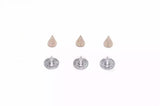 Spiked Rivets Decorative Metal Hardware for Bags & Leather - 6mm