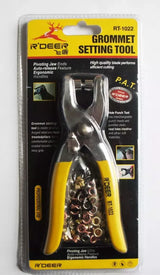 Eyelet Grommet Setting Tool Kit Heavy-Duty for Fabric Repair - Drop Forged Steel