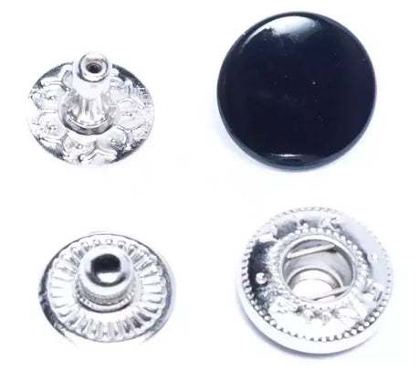 Spring Snaps Iron Durable for Garments & Lightweight Fabrics - 10mm to 15mm