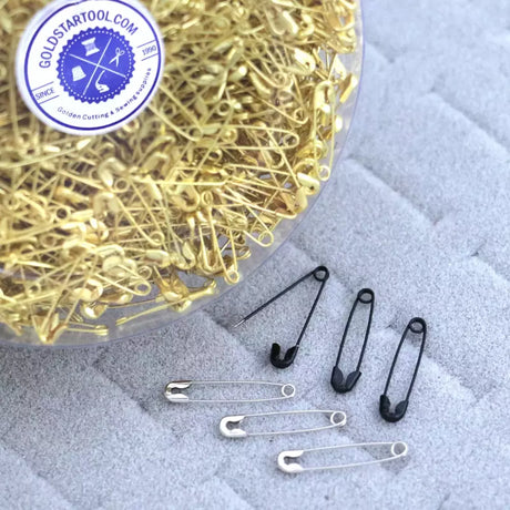 Safety Pins Hardened Steel Durable for Sewing and Craft Use - Assorted Sizes
