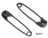 Safety Pins Hardened Steel Durable for Sewing and Craft Use - Assorted Sizes