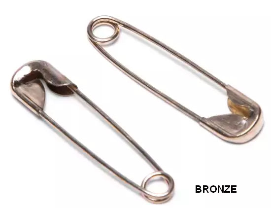 Safety Pins Hardened Steel Durable for Sewing and Craft Use - Assorted Sizes