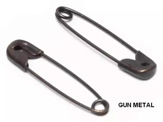 Safety Pins Hardened Steel Durable for Sewing and Craft Use - Assorted Sizes