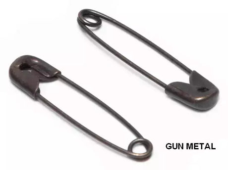 Safety Pins Hardened Steel Durable for Sewing and Craft Use - Assorted Sizes