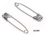 Safety Pins Hardened Steel Durable for Sewing and Craft Use - Assorted Sizes