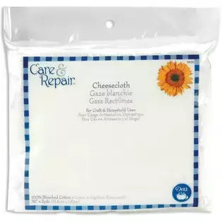 Cheesecloth Bleached Cotton Versatile for Crafts & Food Prep - 36 x 2 Yds
