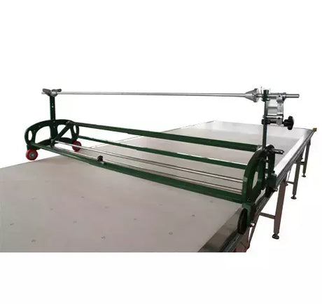 Manual Fabric Spreader Expandable Heavy-Duty for Cutting Tables - 48" to 72"