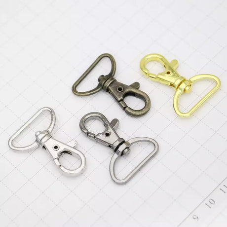 Swivel Snap Hook Alloy Lobster Claw Clasp for Bags & Purses - 12mm