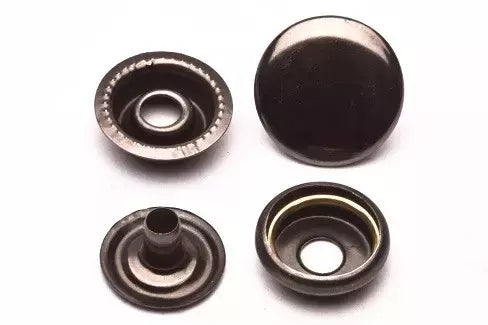 Ring Snaps Heavy-Duty Fasteners for Garments - 12.5mm to 15mm