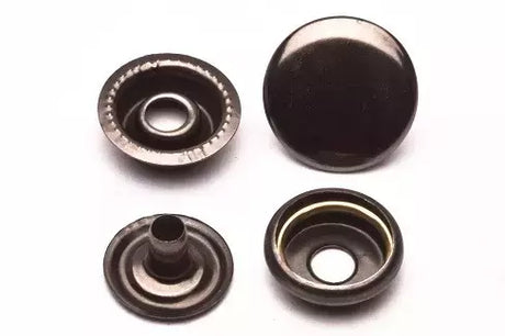 Ring Snaps Heavy-Duty Fasteners for Garments - 12.5mm to 15mm