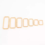Square Metal Ring Durable Welded Hardware for Bags & Straps - Multi-Size