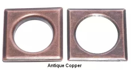 Curtain Grommets Heavy-Duty Brass Square #12 for Drapery - 1-9/16"