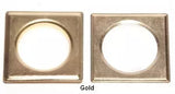 Curtain Grommets Heavy-Duty Brass Square #12 for Drapery - 1-9/16"
