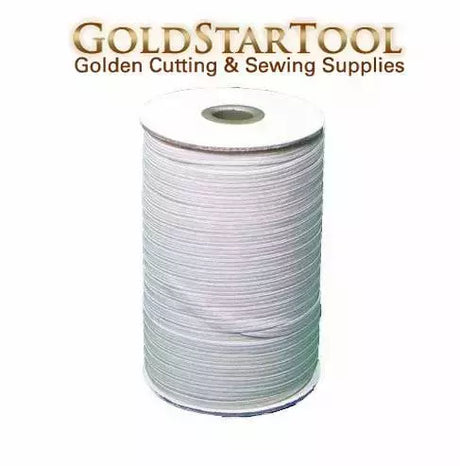 Braided Elastic Polyester Rubber Durable Sewing Elastic for Waistbands & Masks - 1/8" to 1/2"